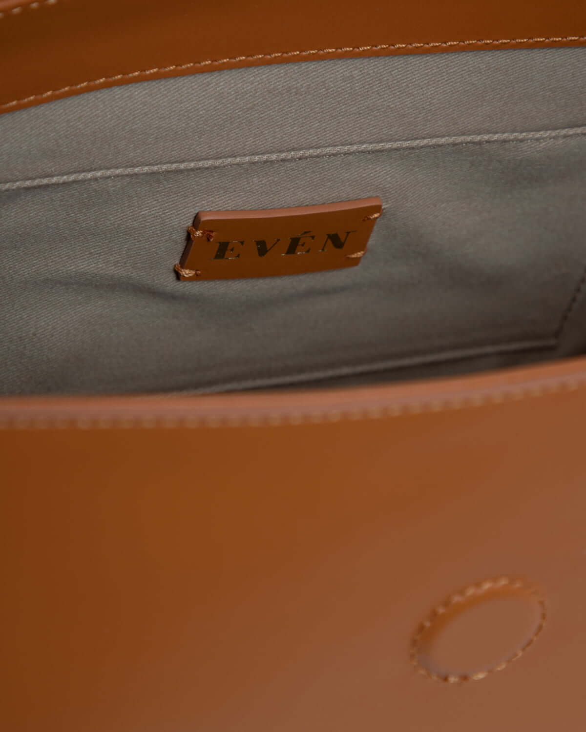 Belona Cognac Calfskin Leather Hobo Bag