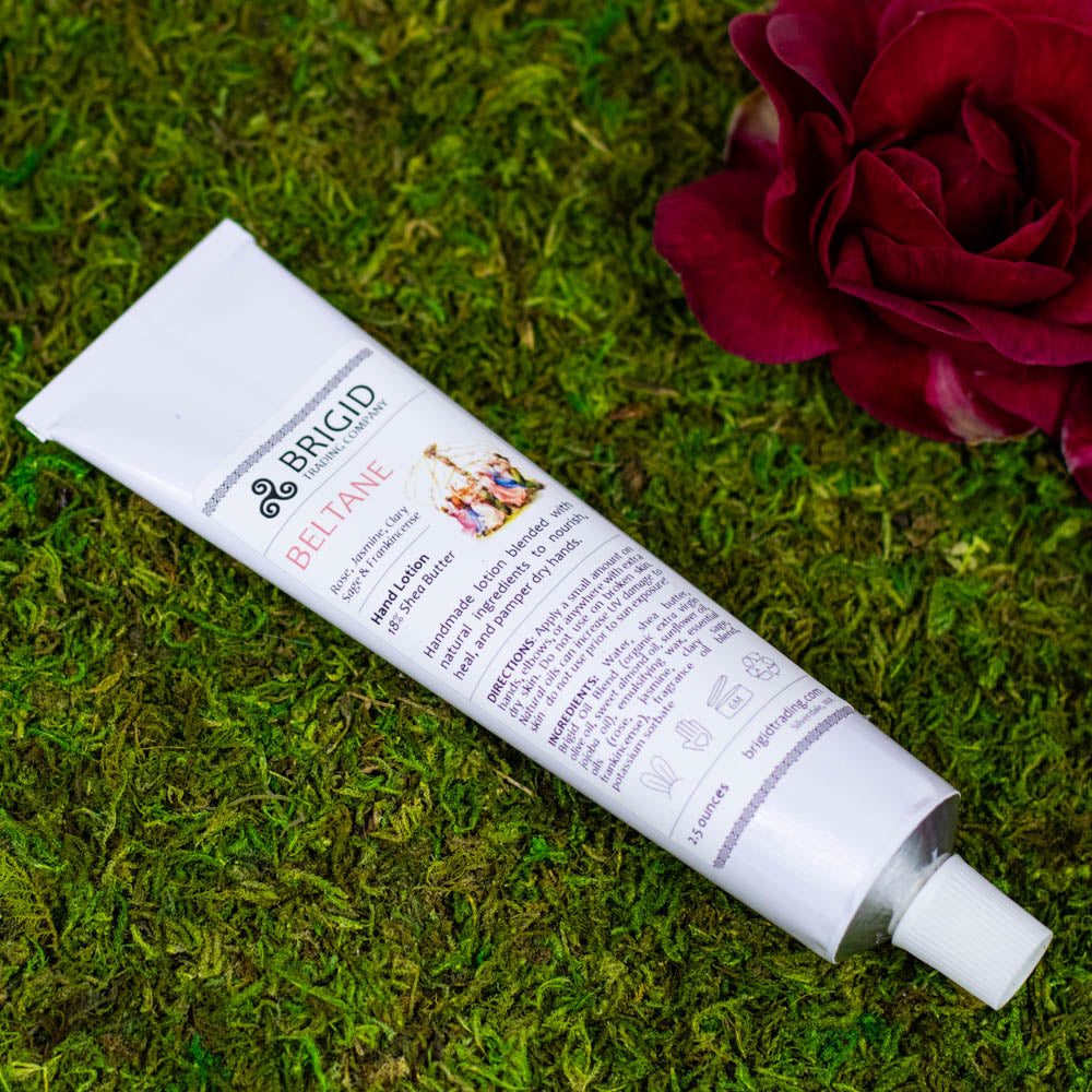 Natural Hand Lotion Rose Jasmine Clary Sage Frankincense Beltane