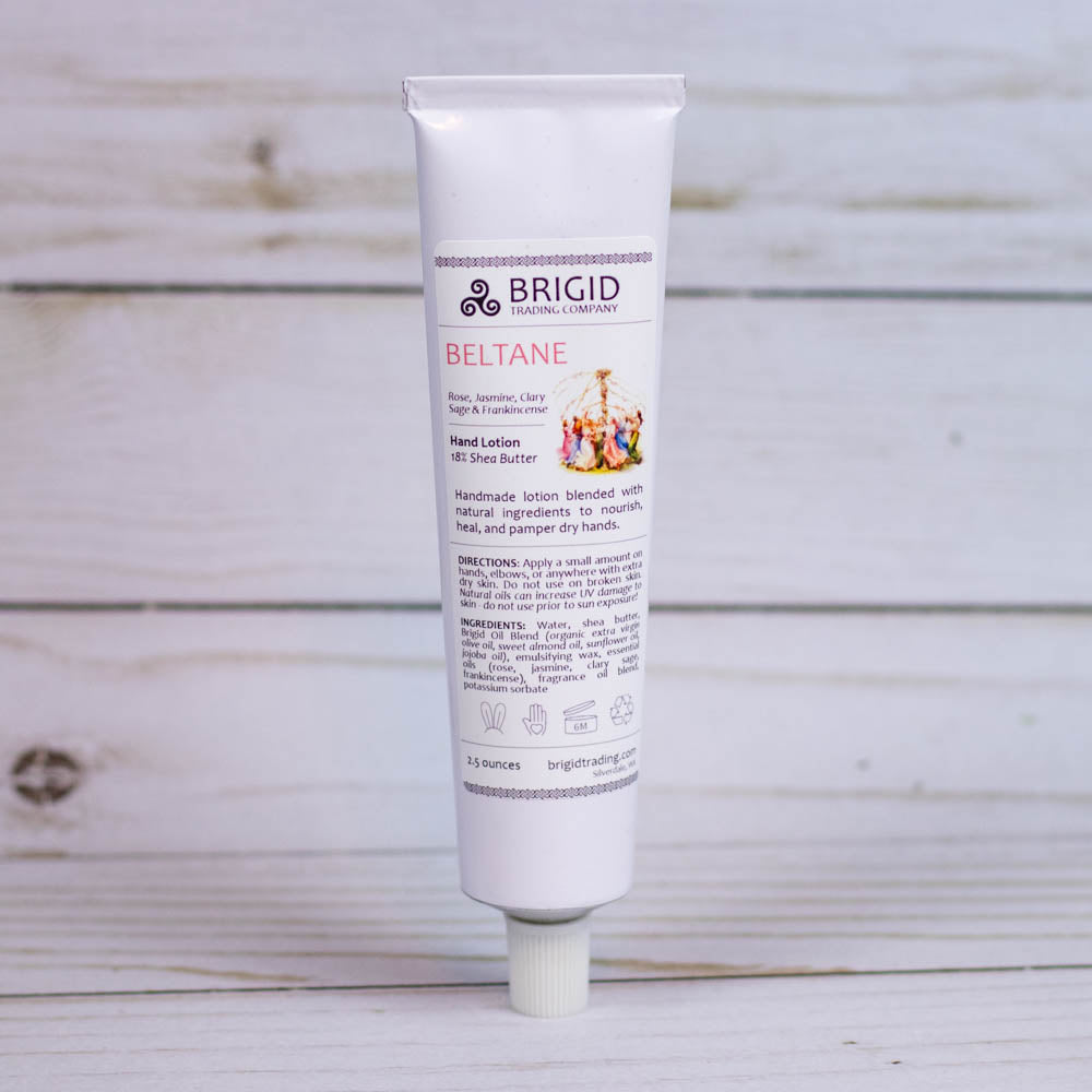 Natural Hand Lotion Rose Jasmine Clary Sage Frankincense Beltane