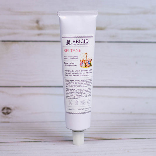 Natural Hand Lotion Rose Jasmine Clary Sage Frankincense Beltane
