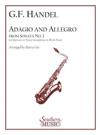 Adagio and Allegro Tenor Sax Sheet Music Southern Music