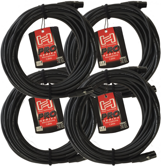 Microphone Cable 50 Feet 4 Pack Hosa Pro HMIC-050