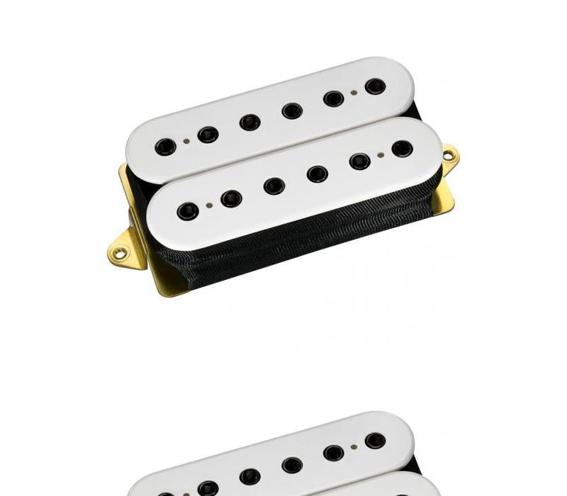 DiMarzio Bridge Humbucker Pickup F-spaced White with black poles DP152 Super 3