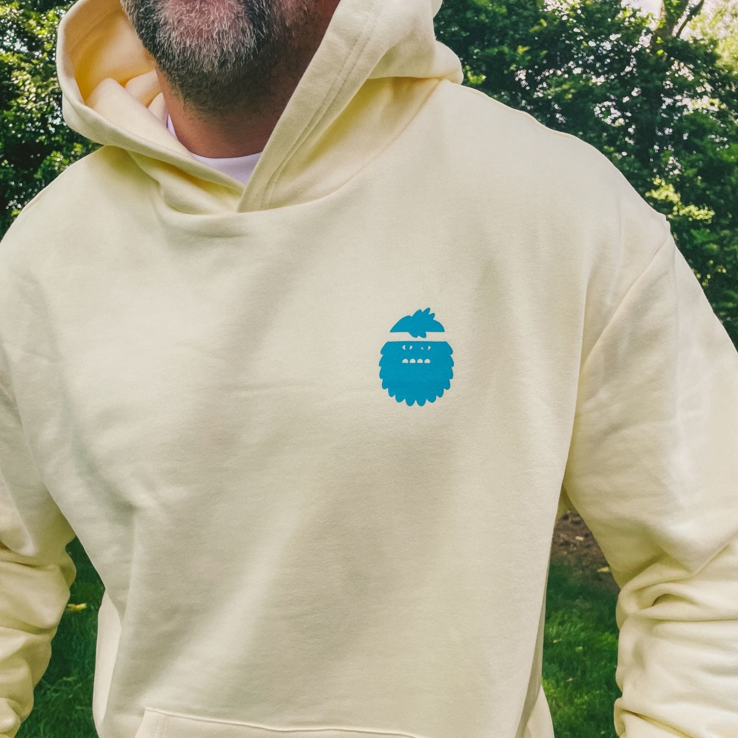 Bigfoot Backpack Hoodie Soft Cotton Relaxed Fit Hoodie