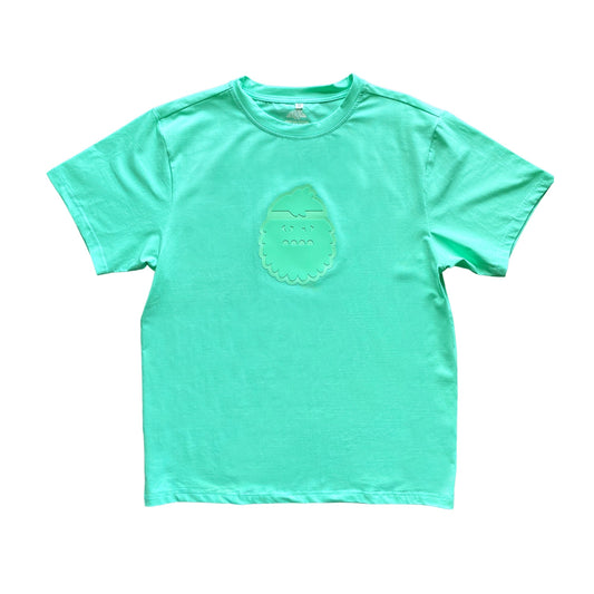 Doublemint Raised Bigfoot Kick Logo Shirt Pima Cotton Blend