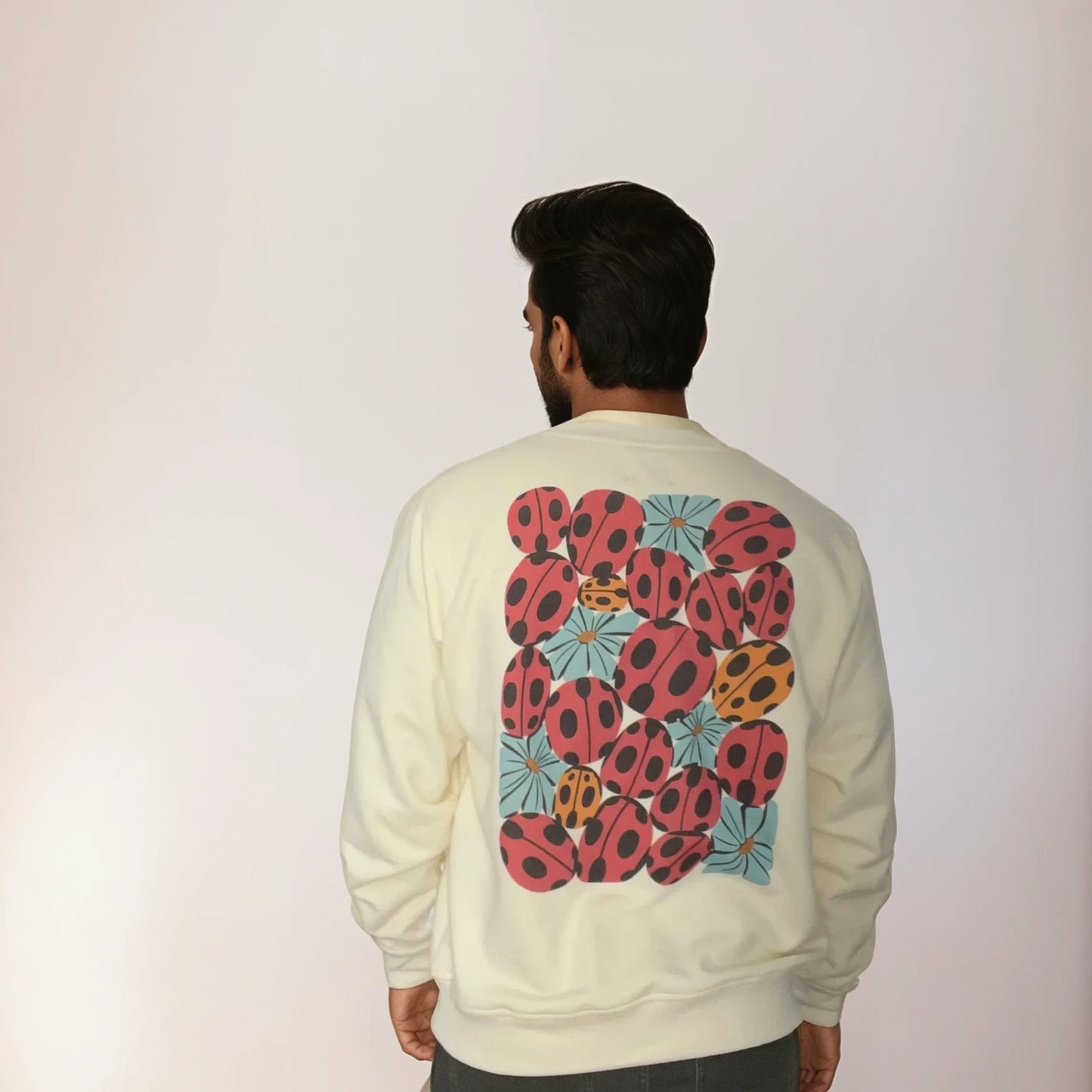 Bigfoot Found a Flower 100% Cotton Relaxed Fit Sweatshirt