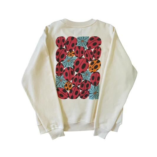 Bigfoot Found a Flower 100% Cotton Relaxed Fit Sweatshirt
