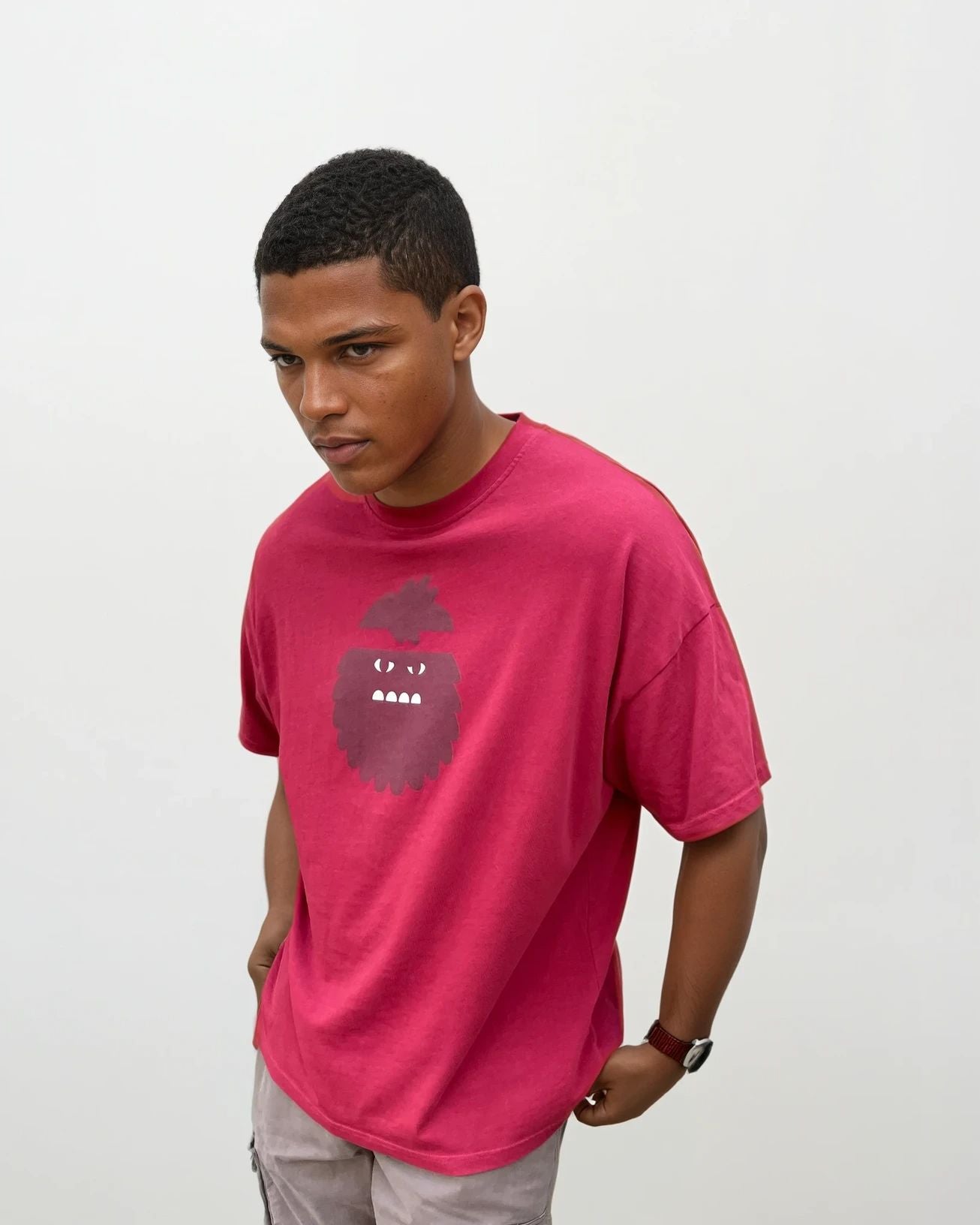 Bigfoot in Wine Country Oversized Organic Cotton Shirt