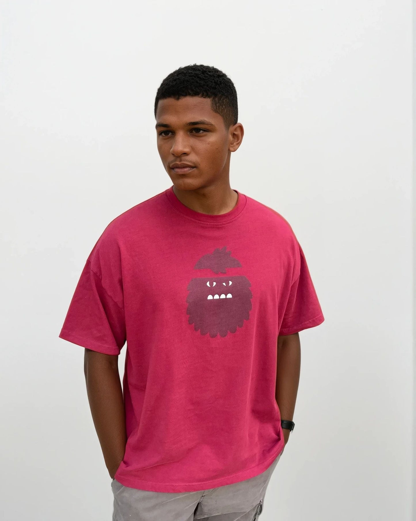 Bigfoot in Wine Country Oversized Organic Cotton Shirt