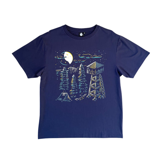 Bigfoot Outpost Starry Campsite T-Shirt