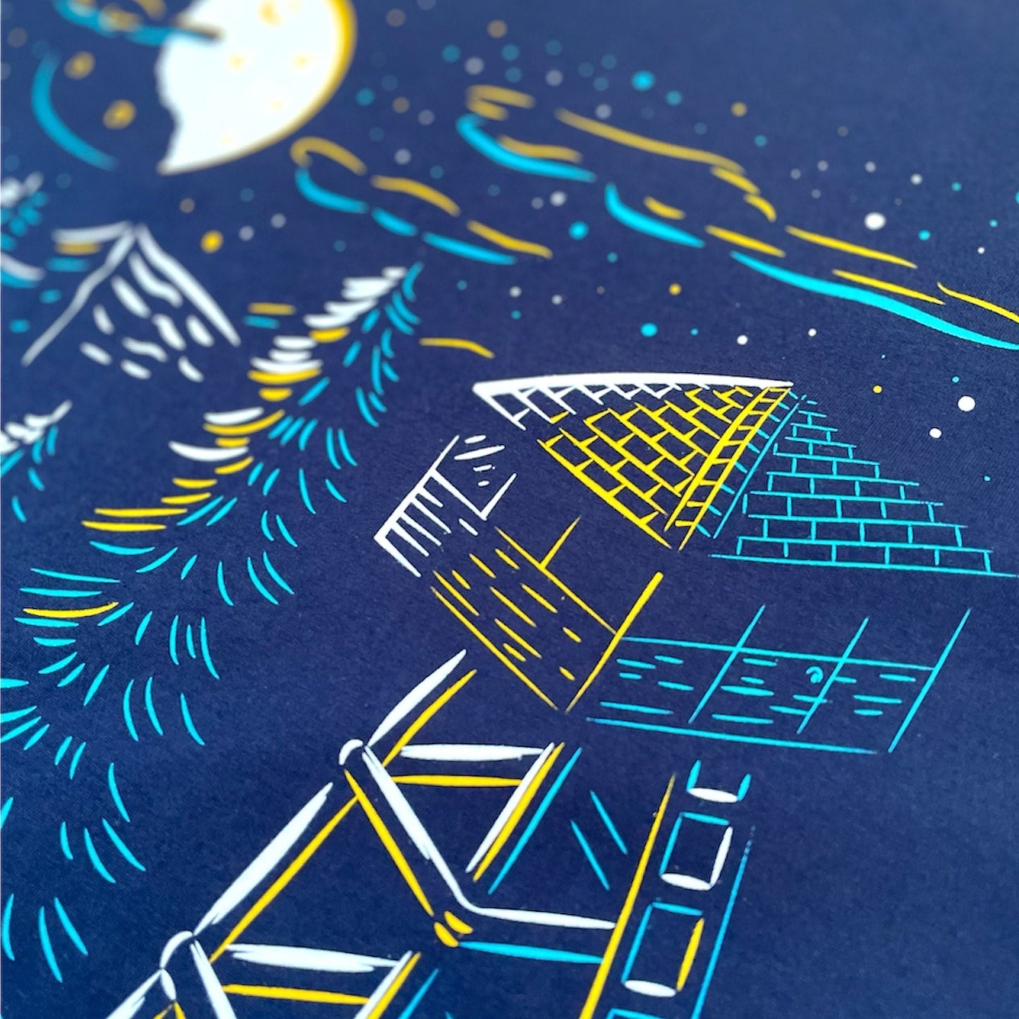 Bigfoot Outpost Starry Campsite T-Shirt