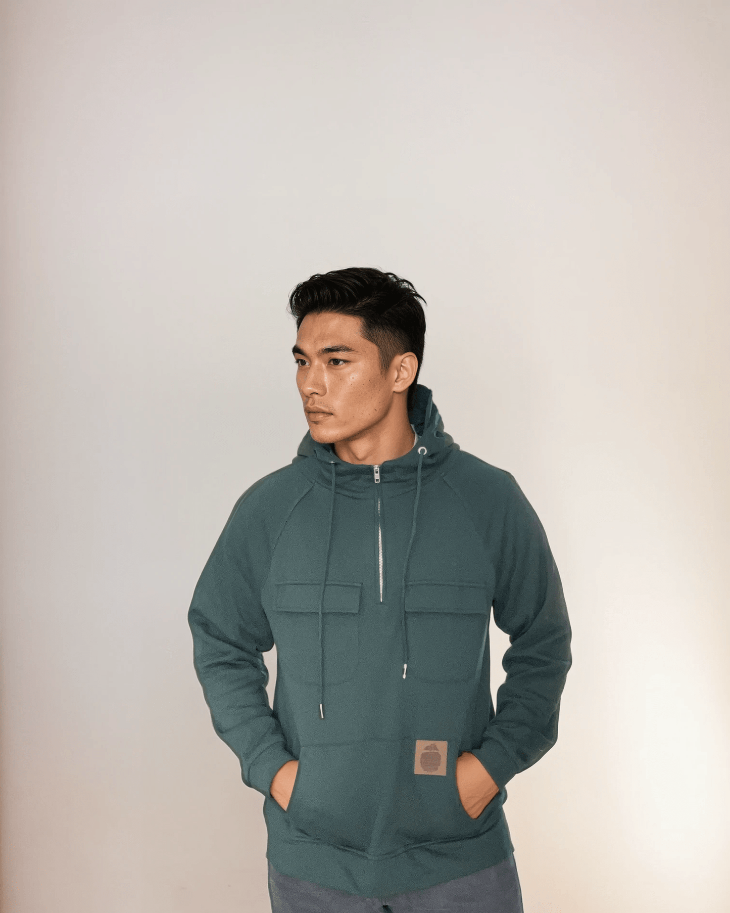 Bigfoot Cotton Quarter Zip Hoodie