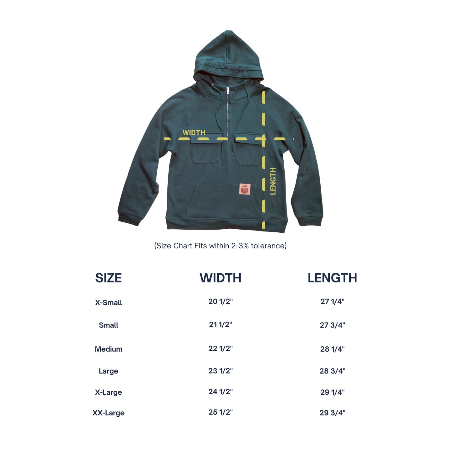 Bigfoot Cotton Quarter Zip Hoodie