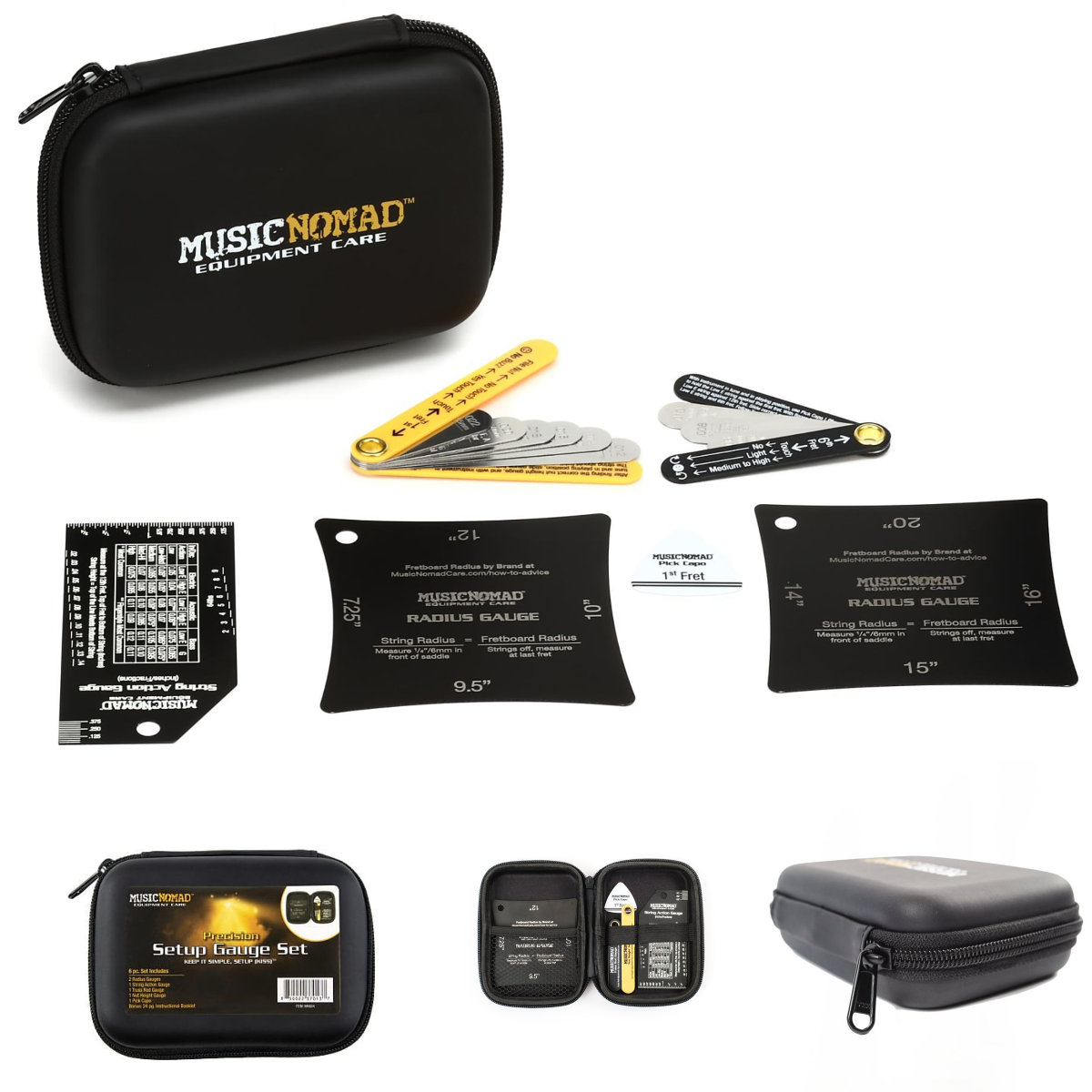 Precision Setup Gauge Set 6 pc Music Nomad MN604