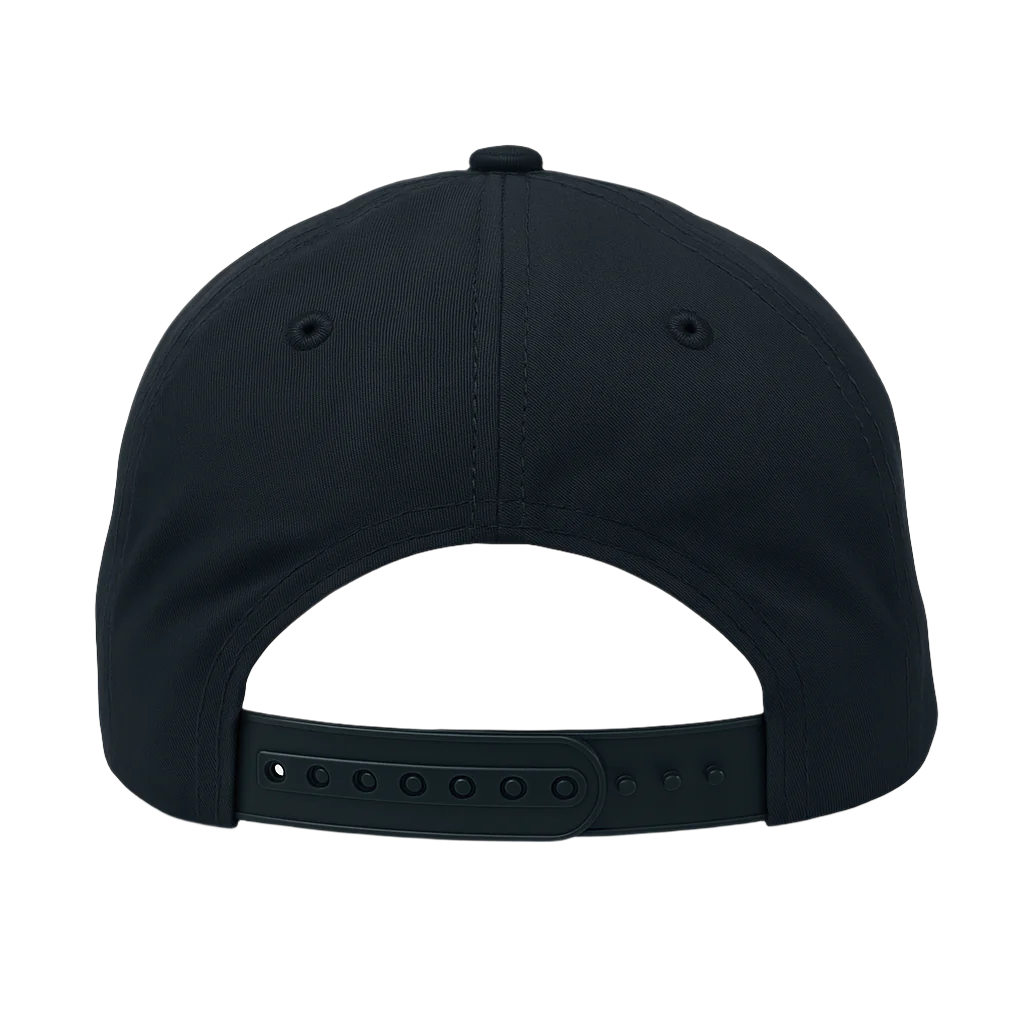Breakfast Ball Black Performance Snapback Golf Hat