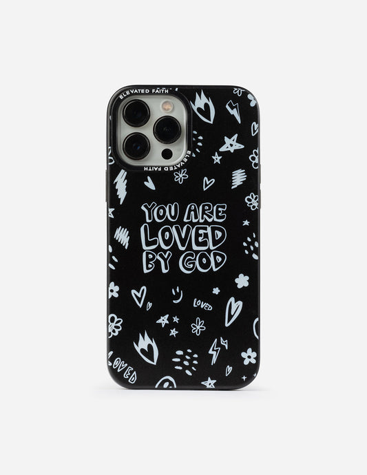 Black You Are Loved By God Phone Case iPhone Case
