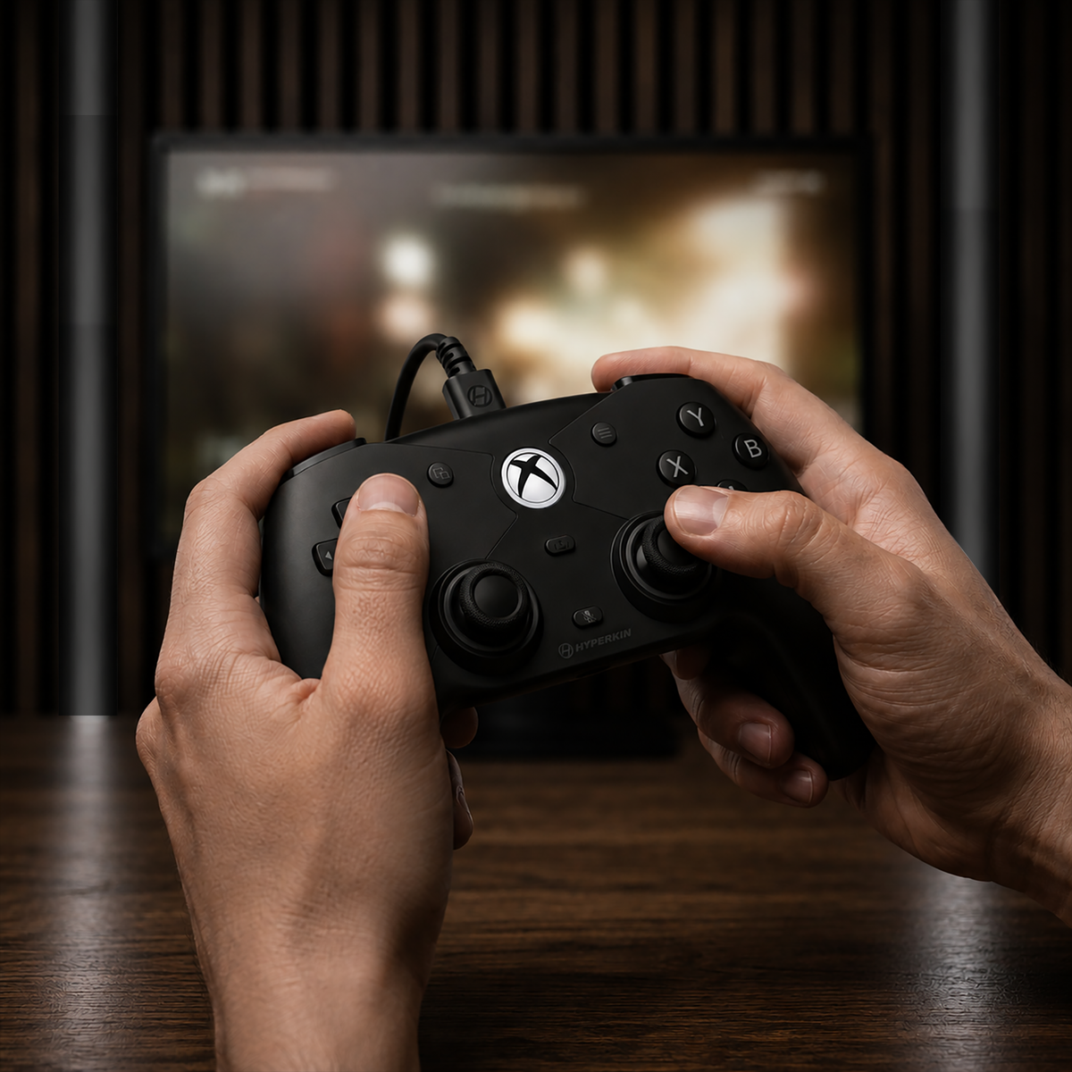 The Competitor Wired Controller Officially Licensed by XBOX - Black