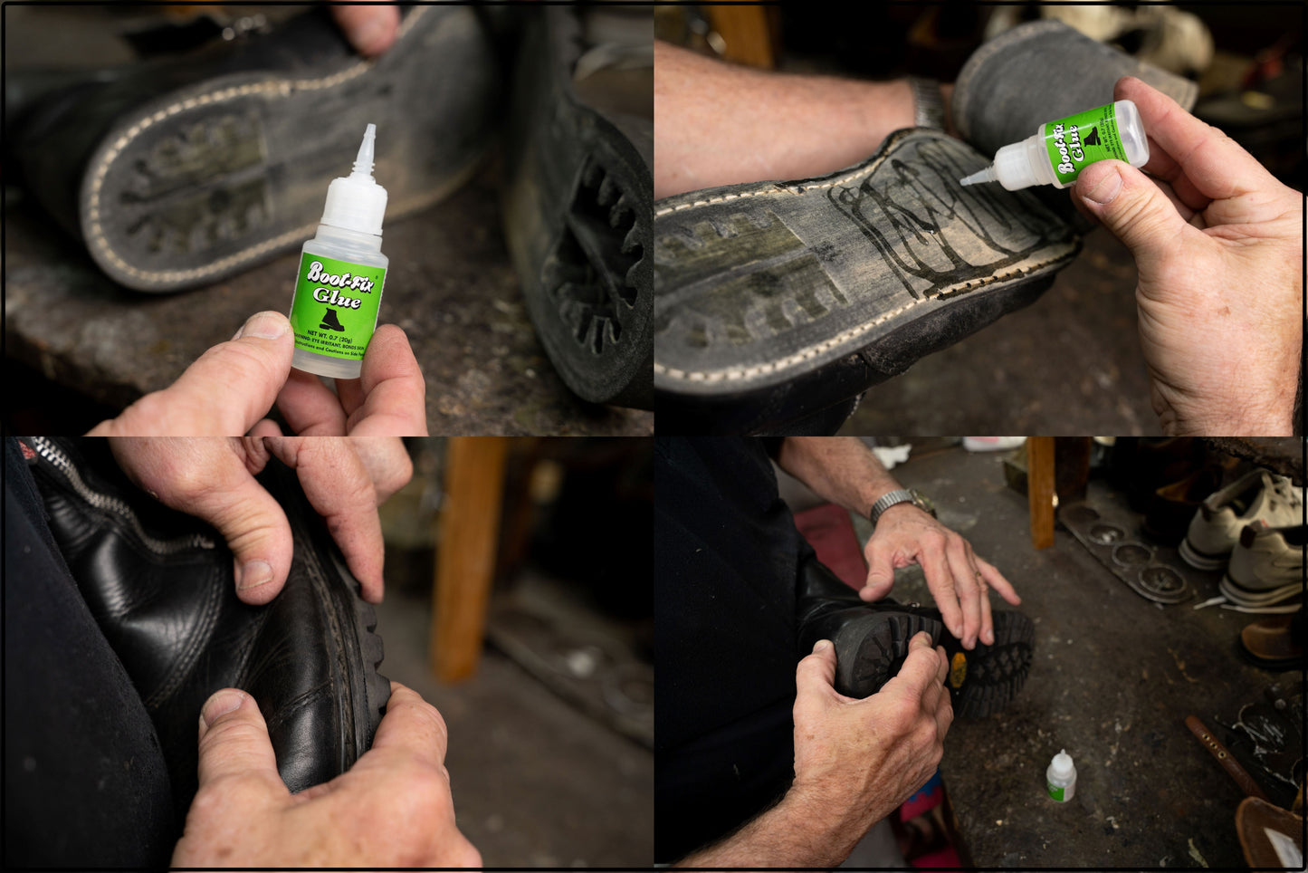 Shoe-Fix Flexible Shoe Glue 2-pack Boot-Fix