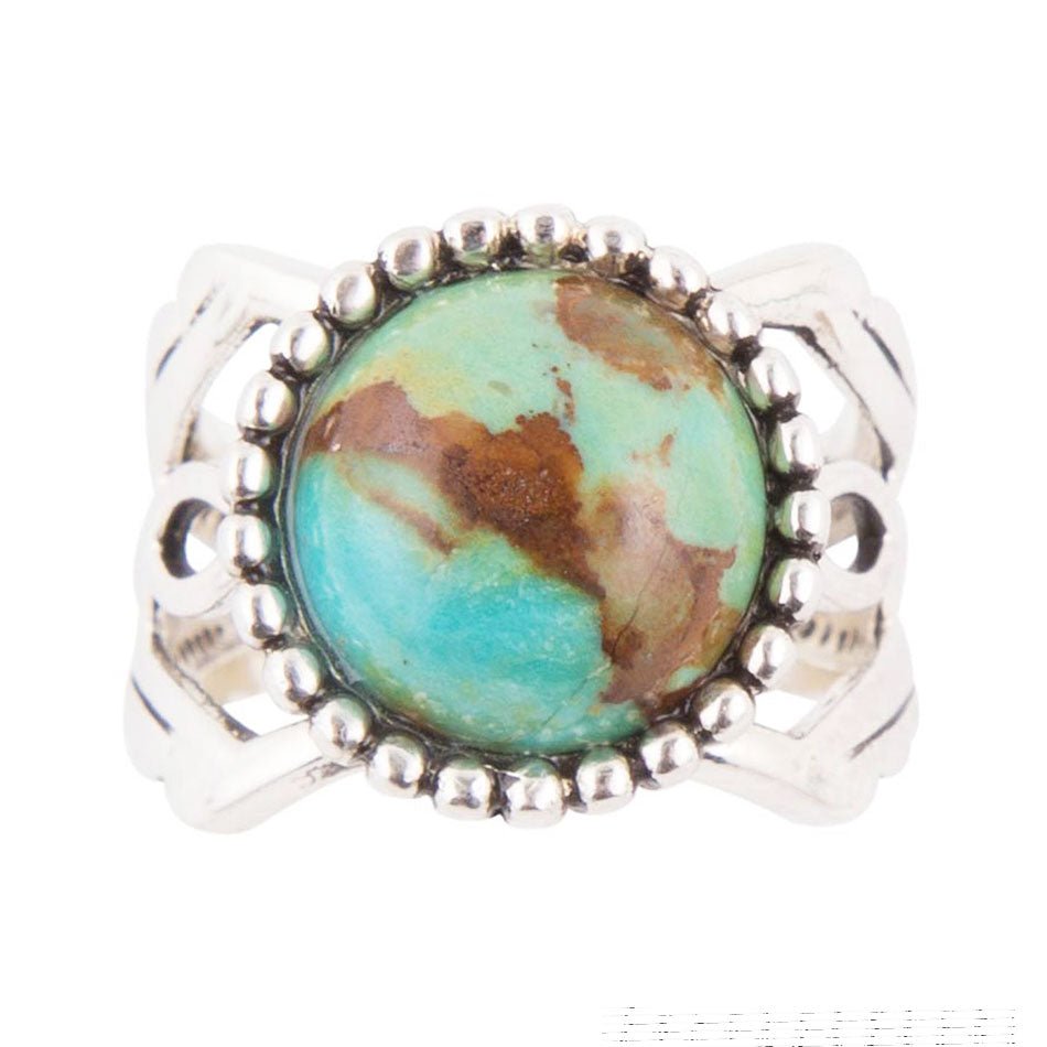 Blessing Blue Turquoise Sterling Silver Ring