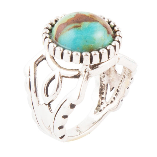 Blessing Blue Turquoise Sterling Silver Ring