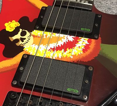 EMG Kirk Hammett Bone Breaker Active Humbucker Pickup Set Black