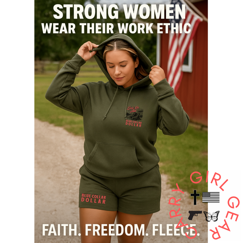 Blue Collar Dollar Midweight Fleece Lounge Set Carry Girl Gear