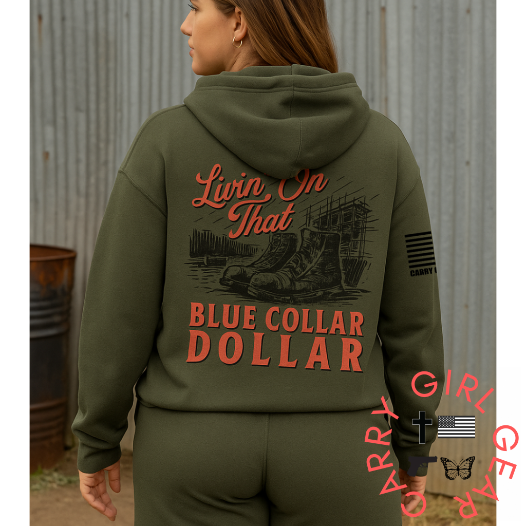 Blue Collar Dollar Midweight Fleece Lounge Set Carry Girl Gear