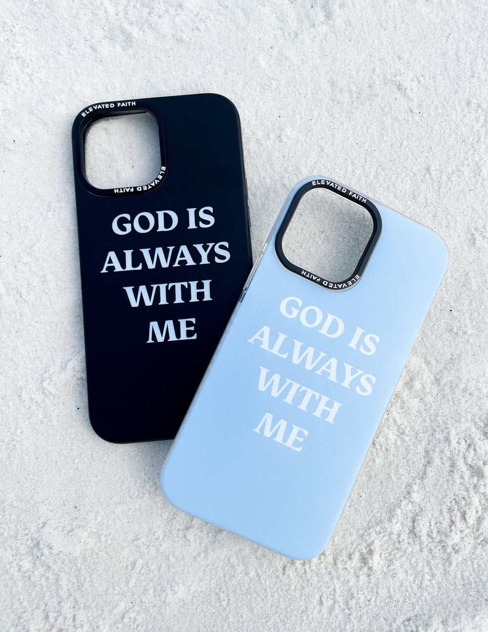 Blue God is Always With Me Durable Phone Case