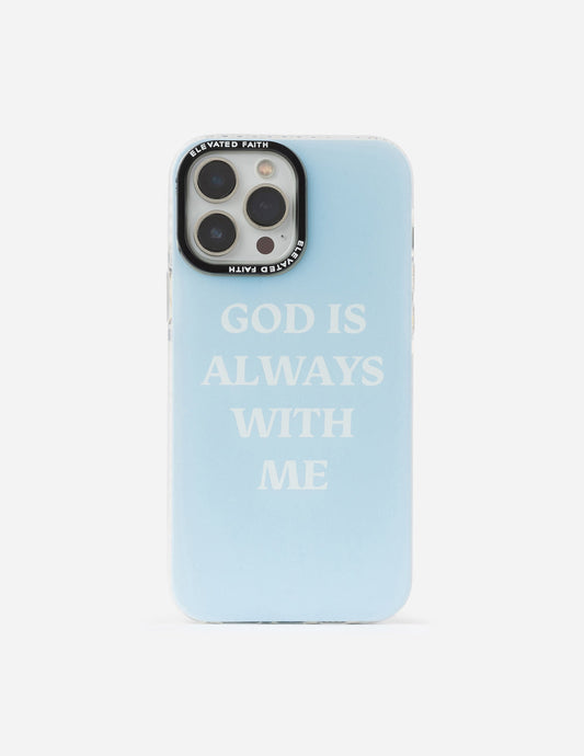 Blue God is Always With Me Durable Phone Case