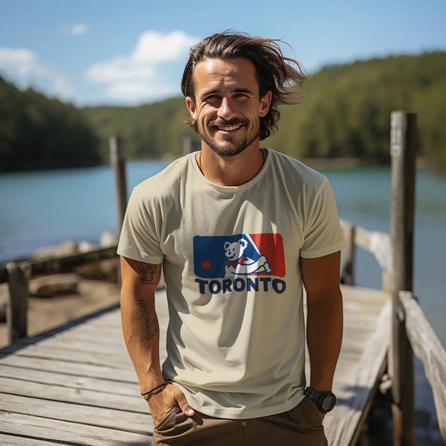 MLB Logo Toronto Baseball T-Shirt The Ballpark Collection