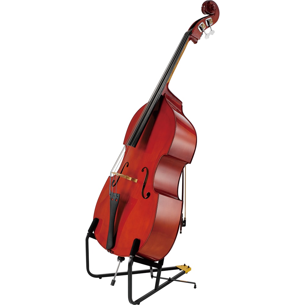 Double Bass Stand Lightweight Steel Padded Hercules Stands DS590B