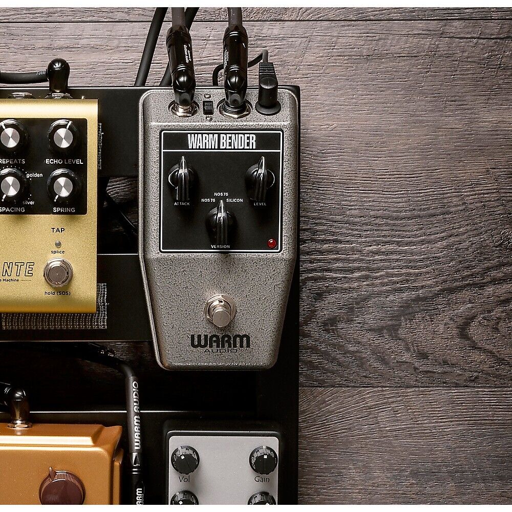 Warm Audio Warm Bender Fuzz Effects Pedal Silver with 3 Circuits