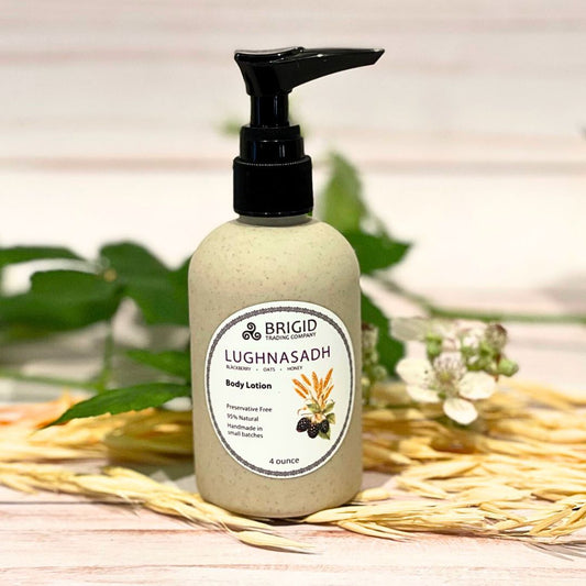 Natural Blackberry Oats Honey Body Lotion Lughnasadh Brigid Trading Company