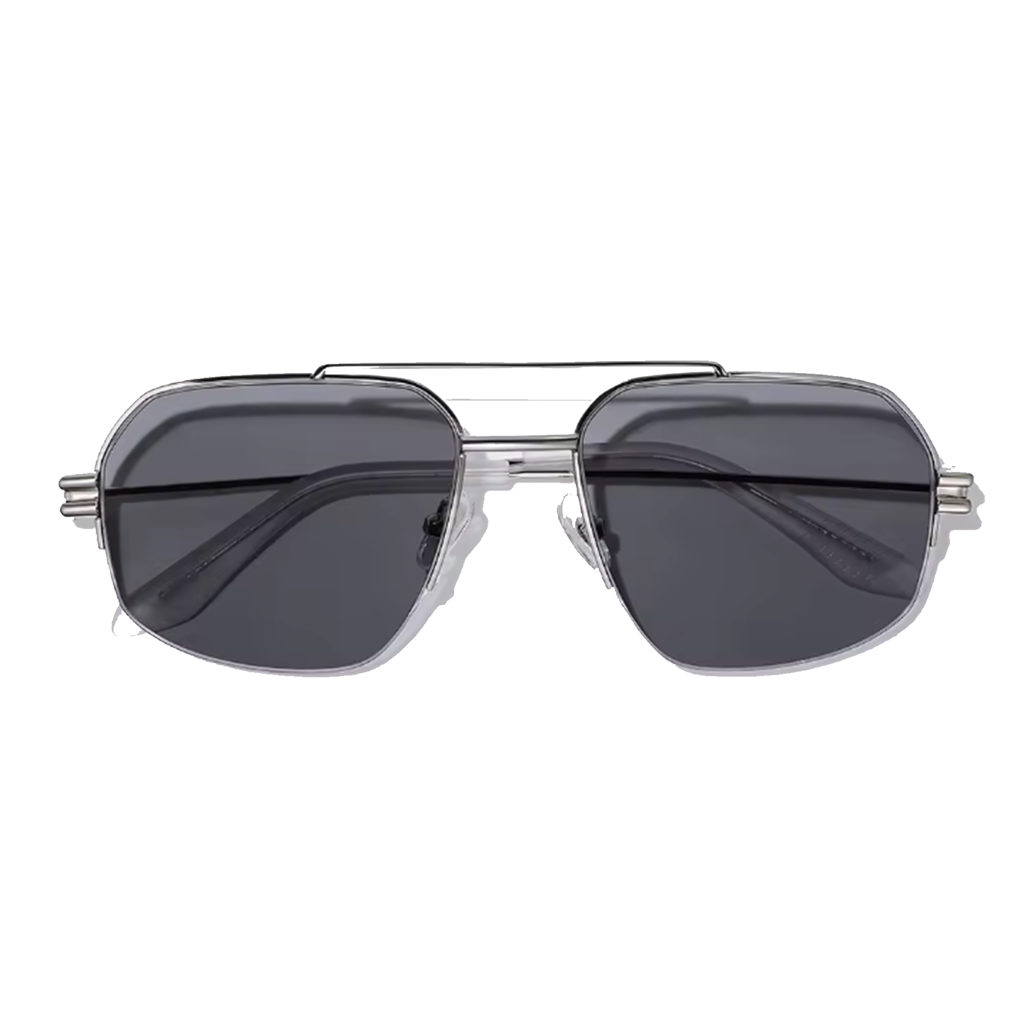 Bold Black Aviator Sunglasses UV400 Protection Cossino