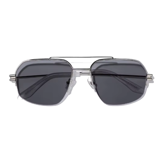 Bold Black Aviator Sunglasses UV400 Protection Cossino