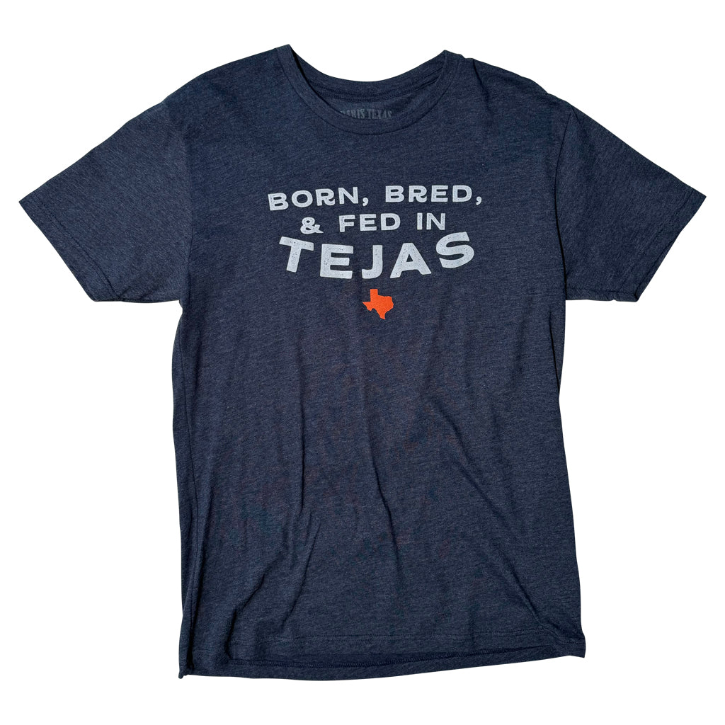 Born Bred & Fed Midnight Navy Unisex Crew Cut T-Shirt