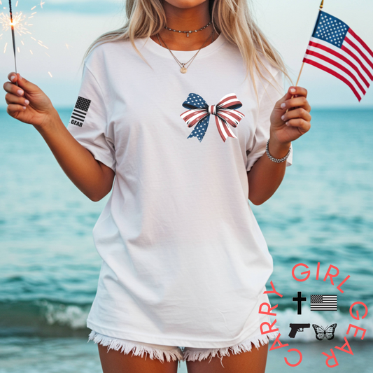 Bow Baby Bow Tee Fitted Women's Cotton T-Shirt