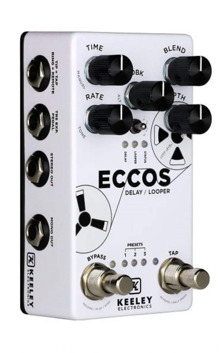 Tape Delay Looper Guitar Effects Pedal Keeley Eccos