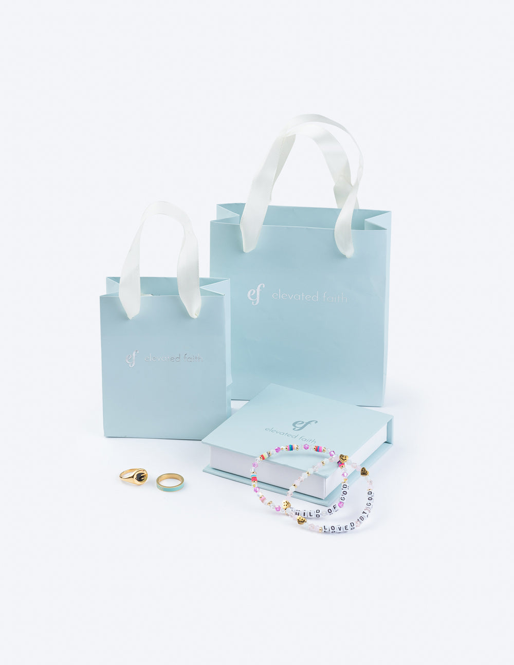 Bracelet Gift Packaging Magnetic Gift Box Foil Stamped Bag