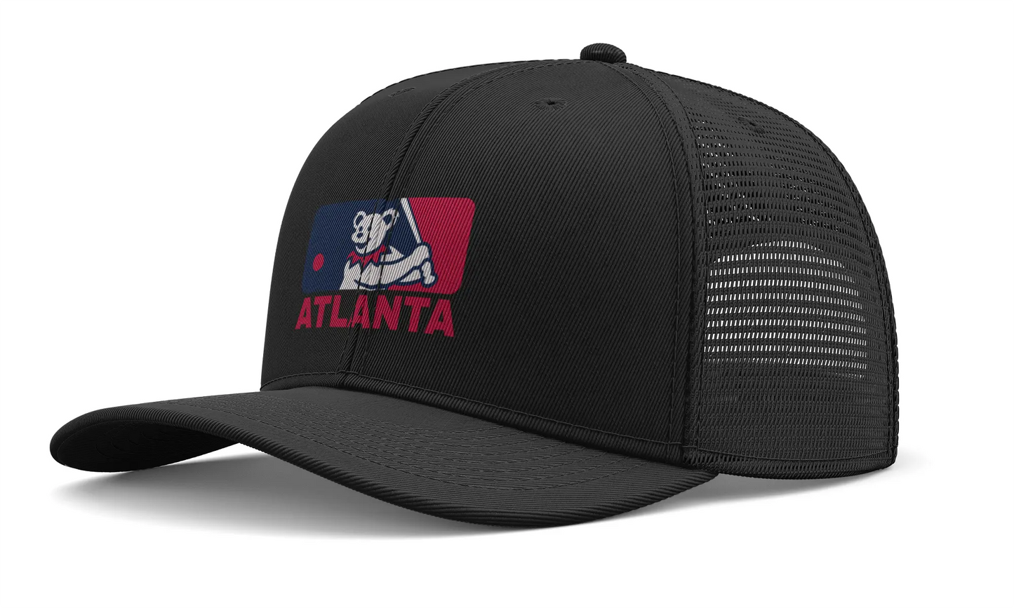 Atlanta Baseball Edition Dancing Bear Logo Trucker Cap The Ballpark Collection
