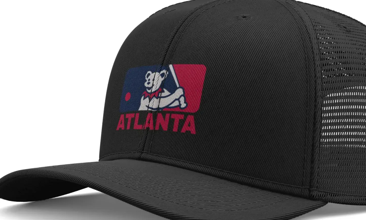 Atlanta Baseball Edition Dancing Bear Logo Trucker Cap The Ballpark Collection