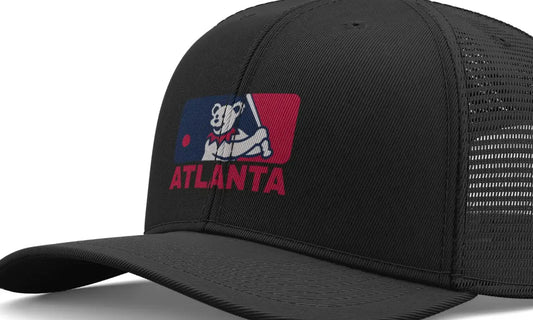 Atlanta Baseball Edition Dancing Bear Logo Trucker Cap The Ballpark Collection