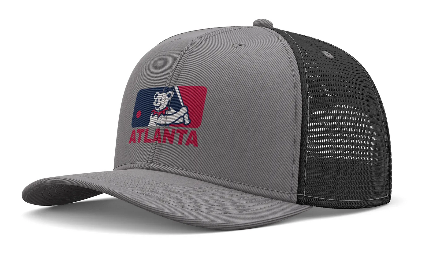 Atlanta Baseball Edition Dancing Bear Logo Trucker Cap The Ballpark Collection