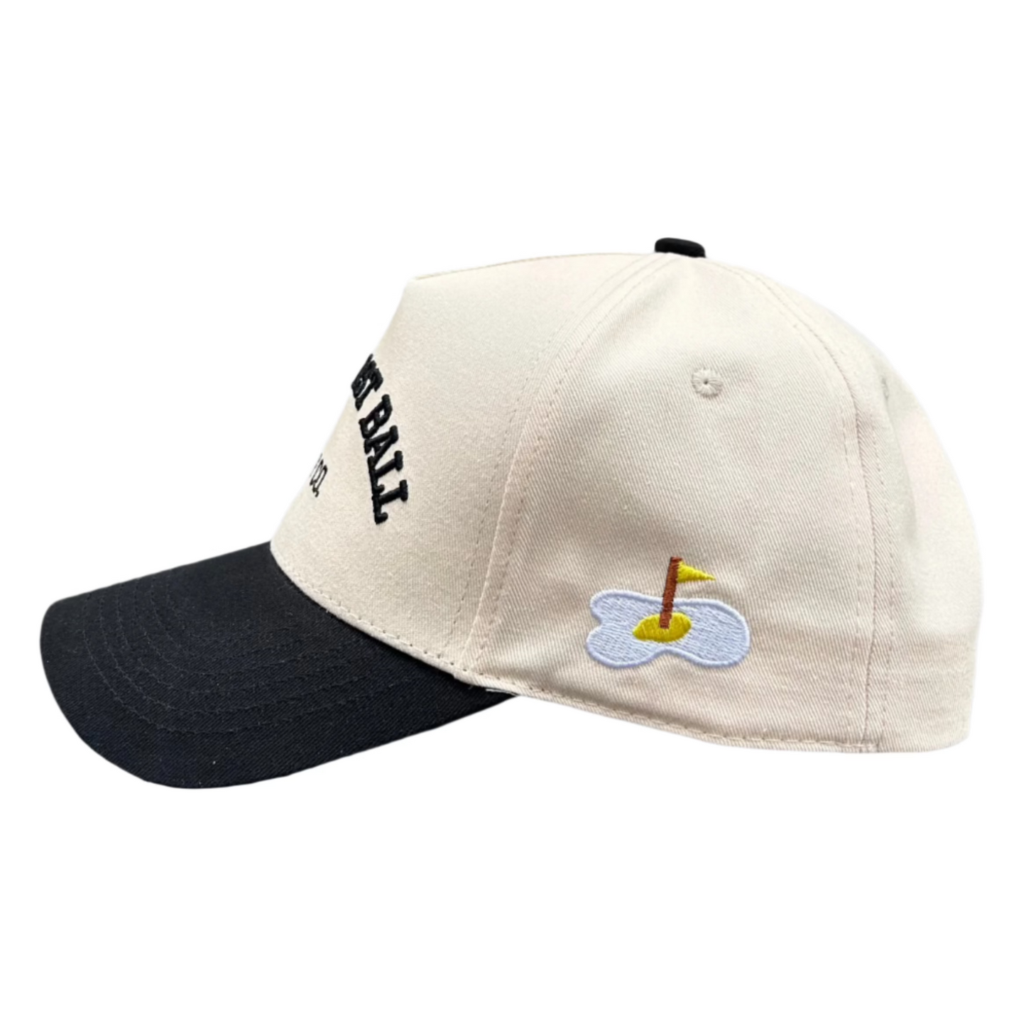Breakfast Ball Black Two Tone Snapback Hat