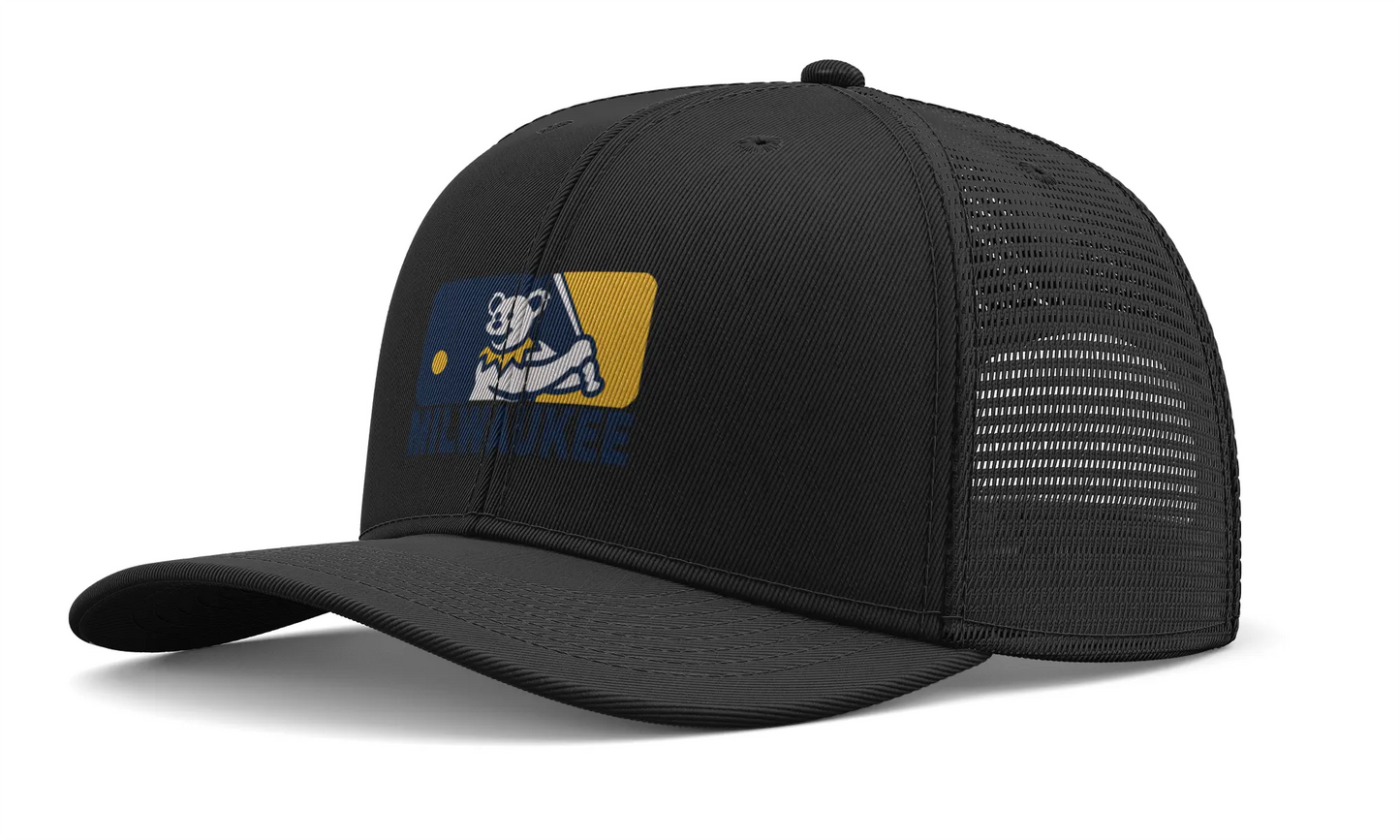 Milwaukee Baseball Dancing Bear Trucker Cap The Ballpark Collection