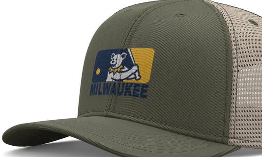 Milwaukee Baseball Dancing Bear Trucker Cap The Ballpark Collection