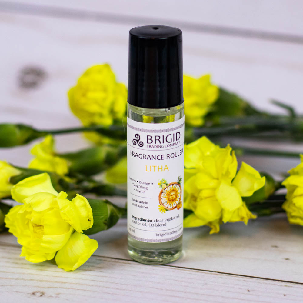 Litha Fragrance Roller Lemon Ylang Ylang Sweet Orange Myrtle
