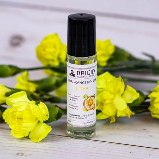 Litha Fragrance Roller Lemon Ylang Ylang Sweet Orange Myrtle