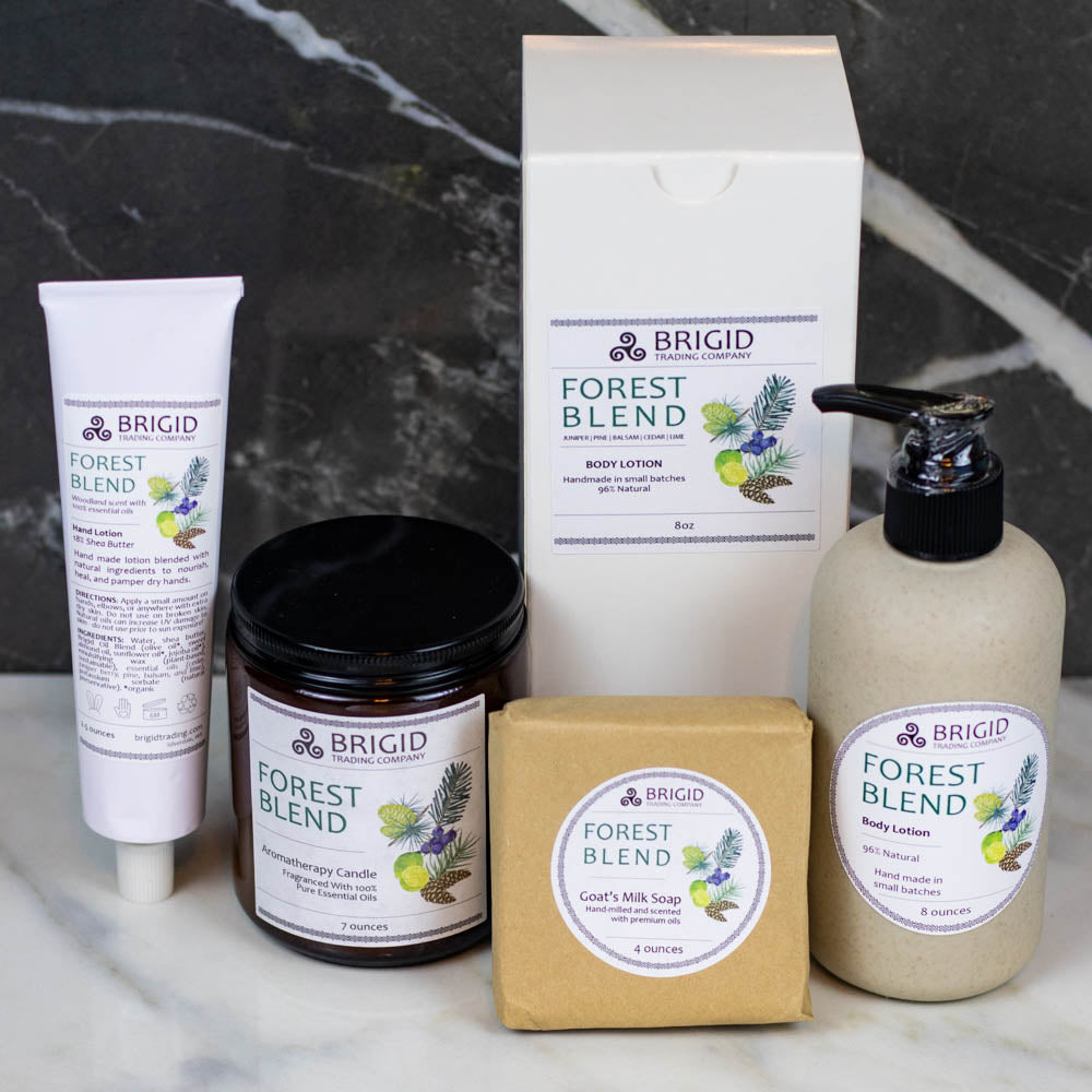 Forest Blend Natural Hand Lotion Juniper Pine Balsam Cedar Lime