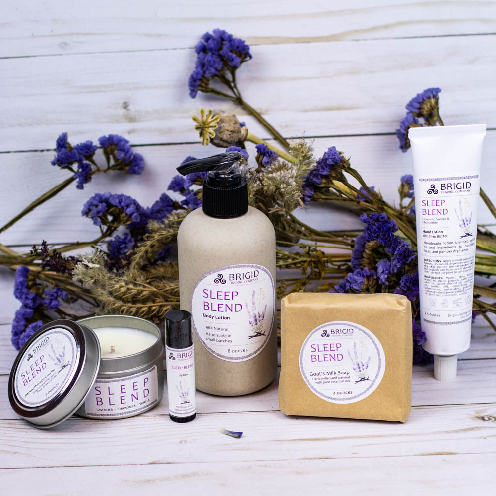 Sleep Blend Natural Lip Balm Lavender, Chamomile, and Vanilla